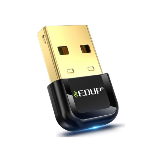 EDUP USB Bluetooth 5.3 Adapter Dongle Receiver Support Windows 11/10/8.1 Plug and Play for Desktop, Laptop, Mouse, Keyboard, Printers, Headsets, Speakers, PS4/ Xbox Controllers - EP-B3531